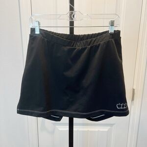 Skirt Goddess Skort Black M Elastic Waist Shorts Under Skirt Size Medium (IV)